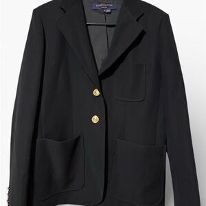 Louis Vuitton Uniforms Black Women's Blazer size 44